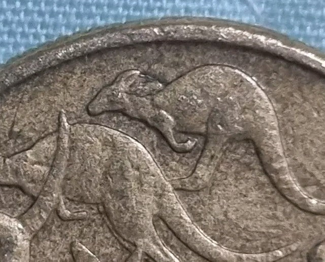 1994 1 Dollar Coin - Mob of Roos Rabbit Ears CUD Circulated Condition