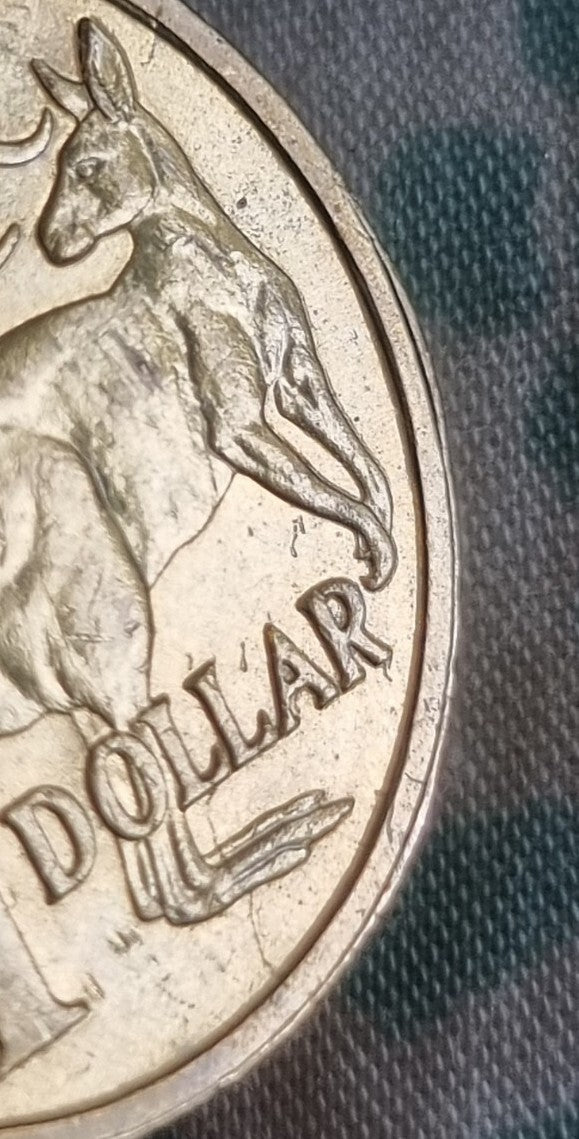2018 Rim Error - One Dollar $1 Coin 