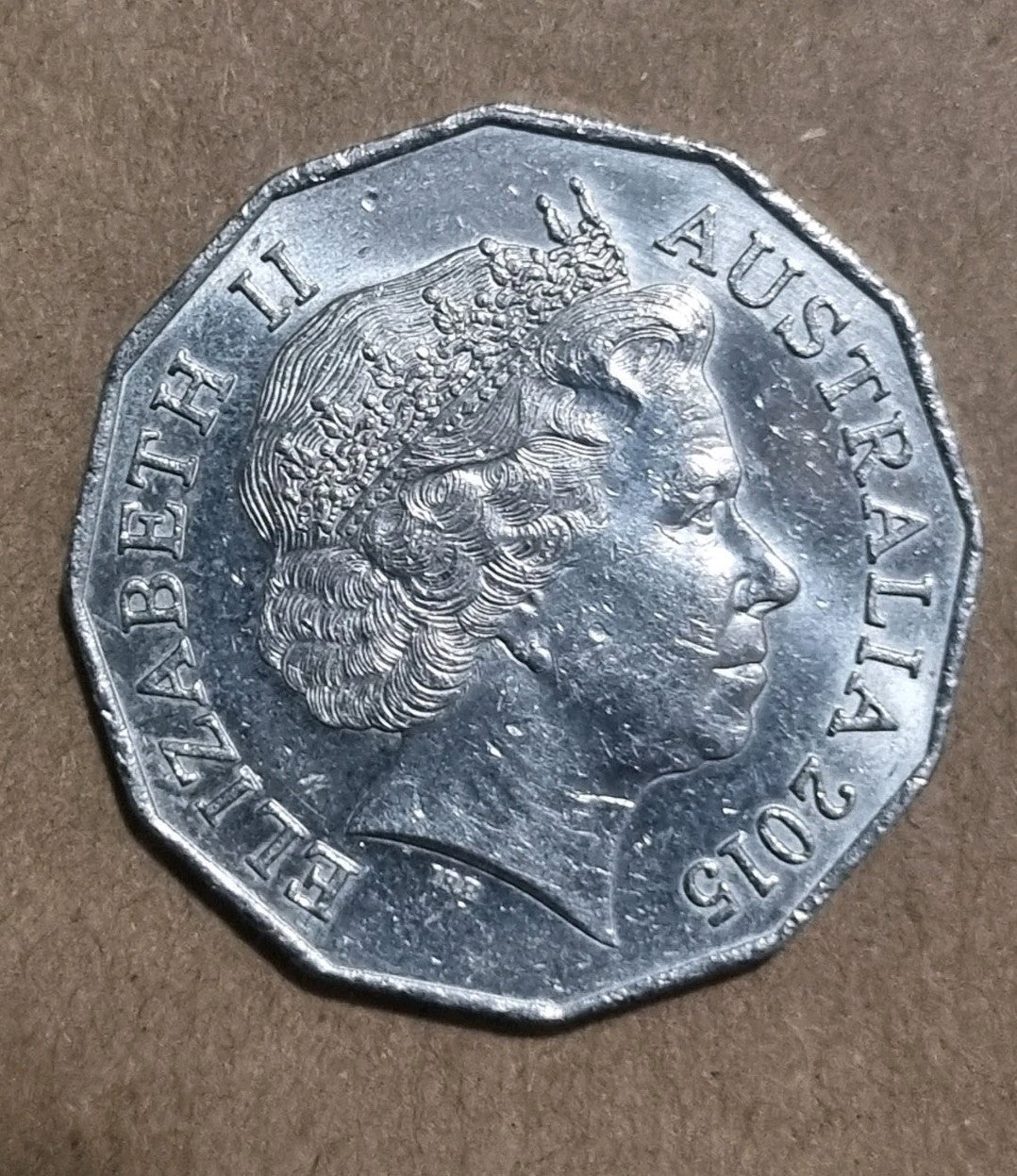 2015 50 Cent Australian Coin Lightly Circulated