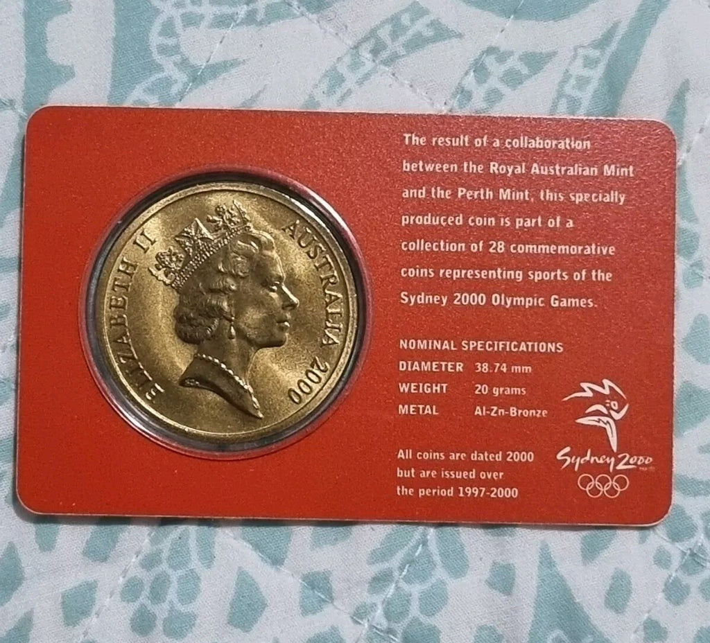 Sydney Olympics 2000 Hockey $5 DOLLAR UNC
