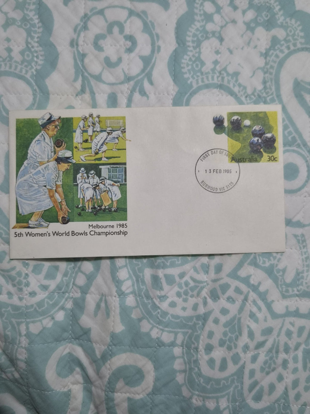1985 FDC Women's World Championship Bowls 