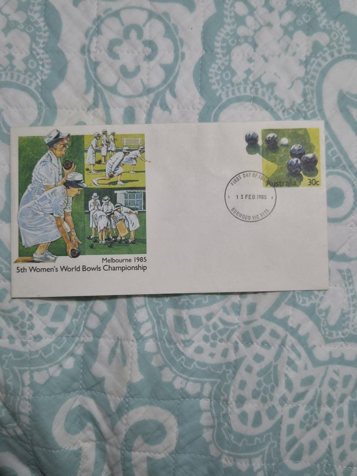 1985 FDC Women's World Championship Bowls 
