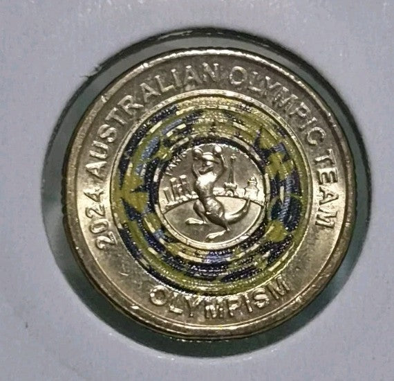 2024 $2 Two Dollar Olympic Games Coin UNC Olympism