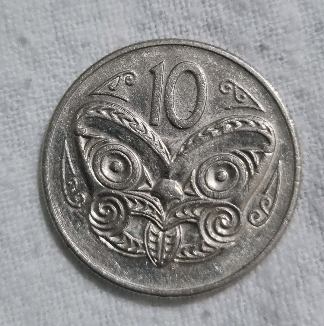 1978 10 Cent New Zealand Coin aUNC