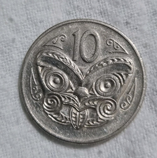 1978 10 Cent New Zealand Coin aUNC