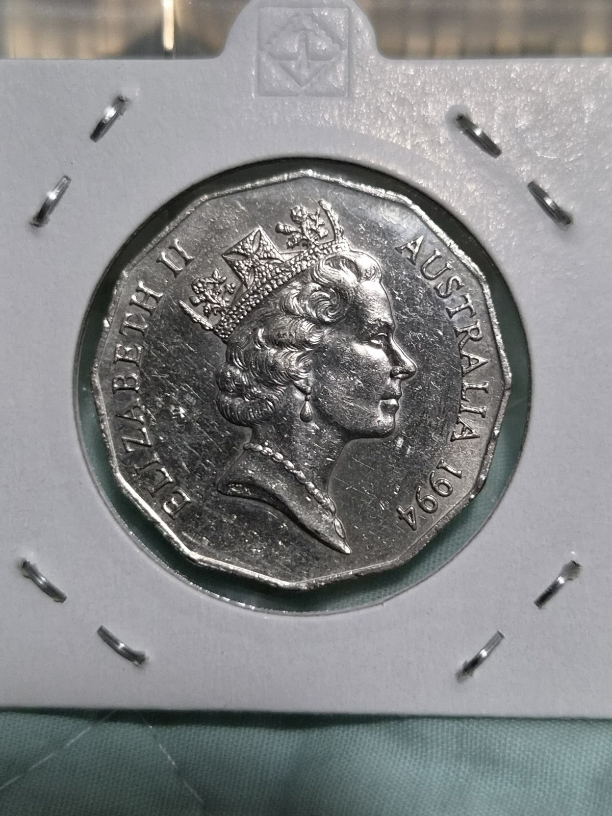 1994 50 Cent Year Of The Family Coin in 2x2 Holder
