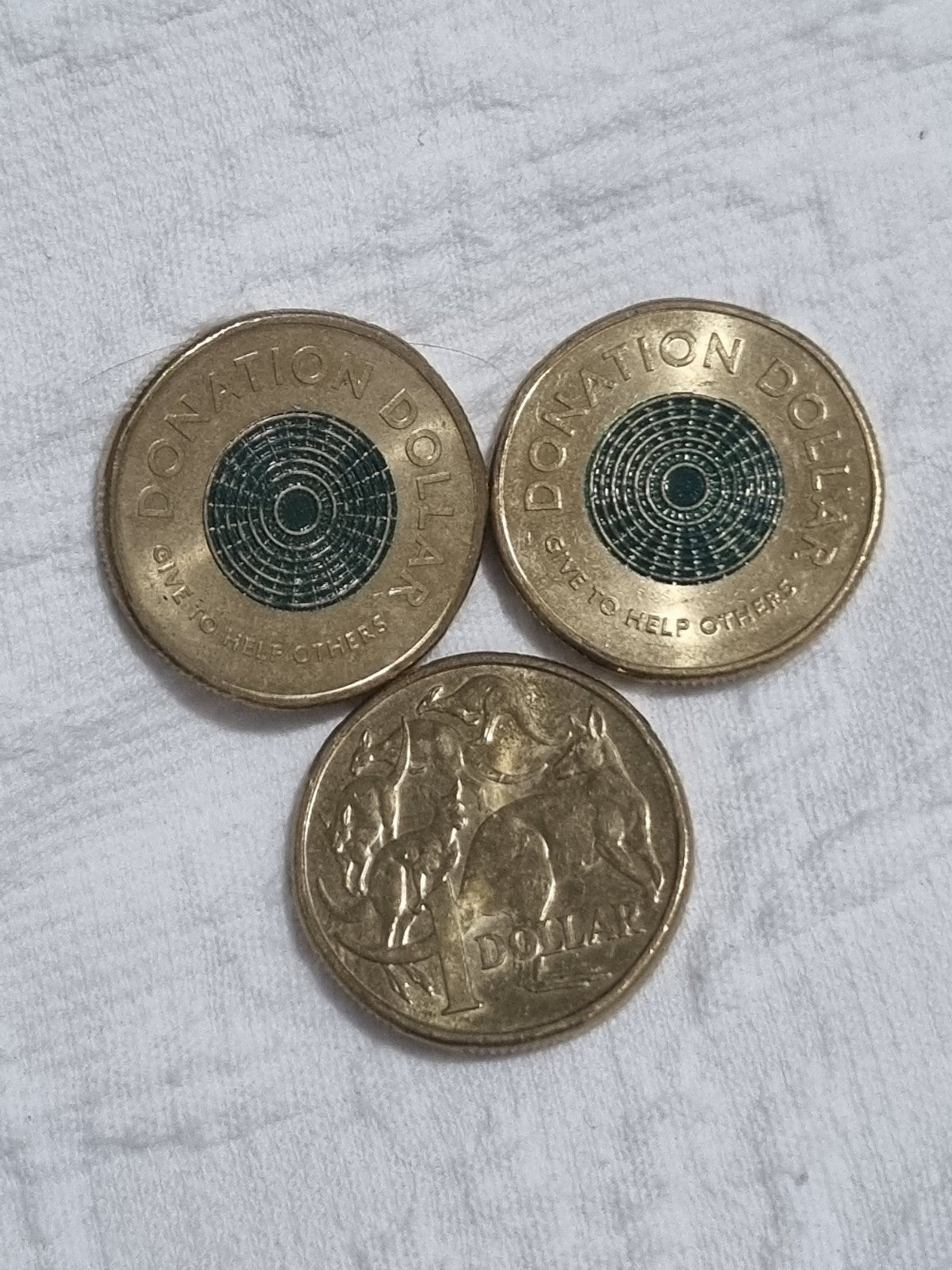 3 X One Dollar Coins - 2020 , 2021 , 2022