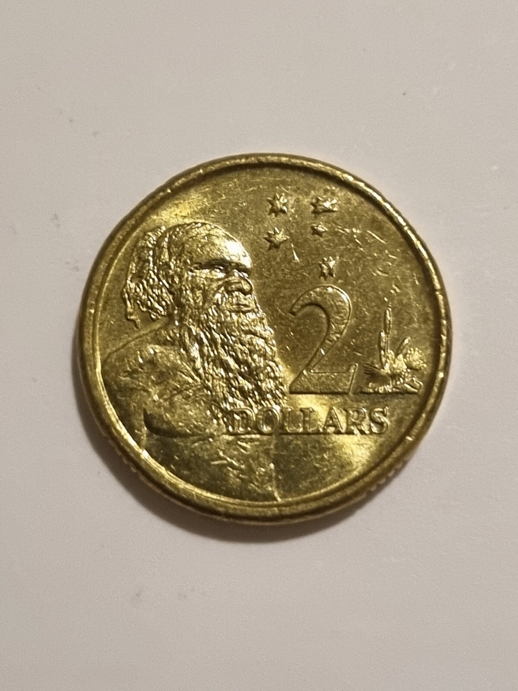 2014 Two Dollar Coin Aboriginal Elder - Circulated $2