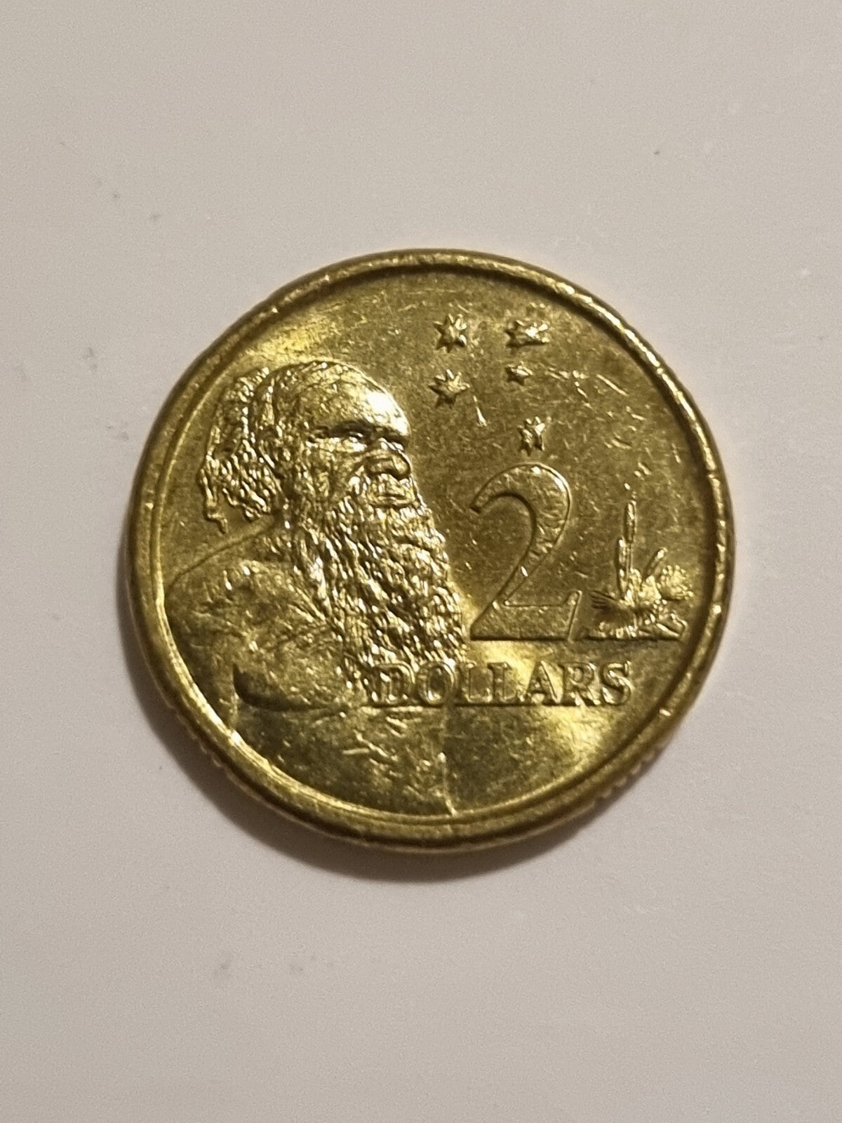 2014 Two Dollar Coin Aboriginal Elder - Circulated $2