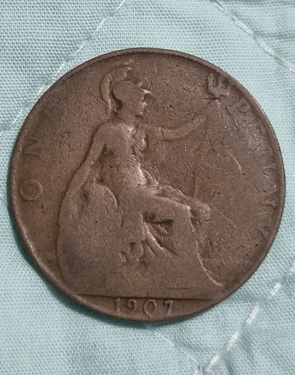 1907 GREAT BRITAIN KING EDWARD VII PENNY 
