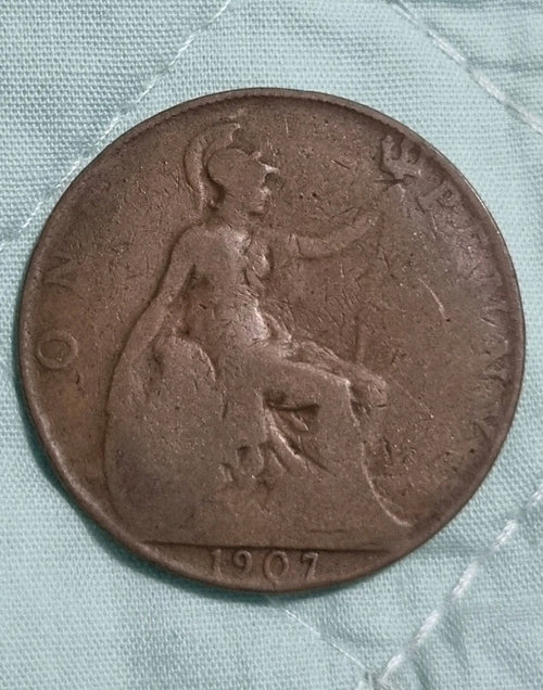 1907 GREAT BRITAIN KING EDWARD VII PENNY 