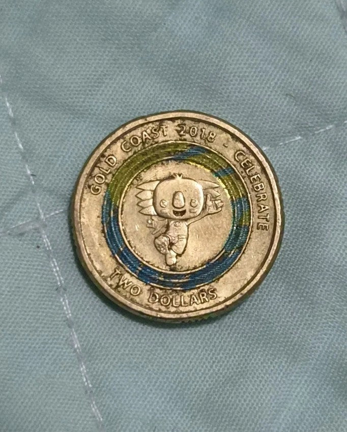 2018 $2 Dollar Coin Commonwealth Games Celebrate Borobi Koala Two Dollars