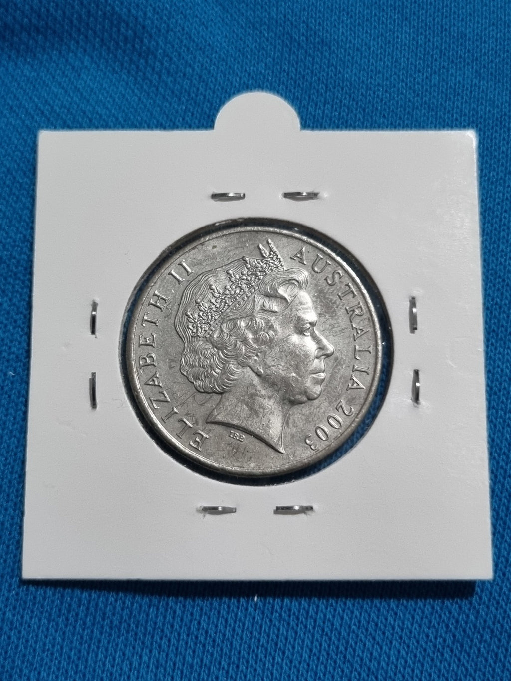 2003 aUNC Volunteers 20 Cent Coin In 2x2 Holder 