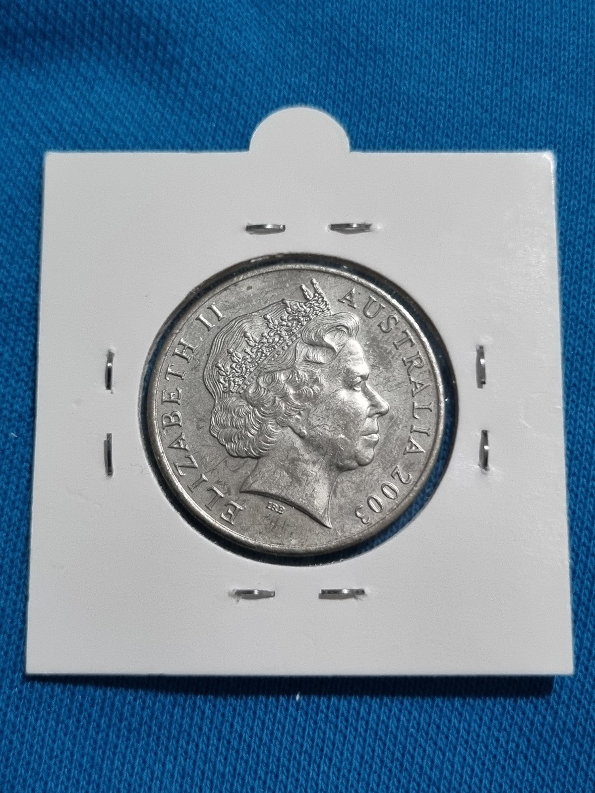 2003 aUNC Volunteers 20 Cent Coin In 2x2 Holder 
