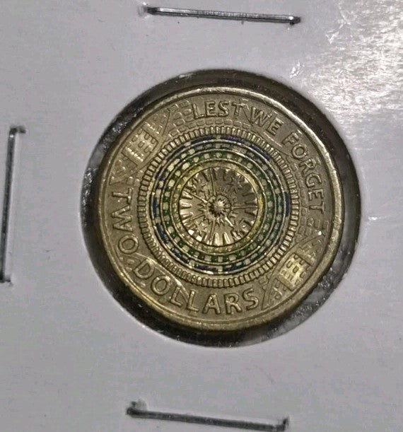 $2 2017 Mosaic - Lest We Forget - Two Dollars