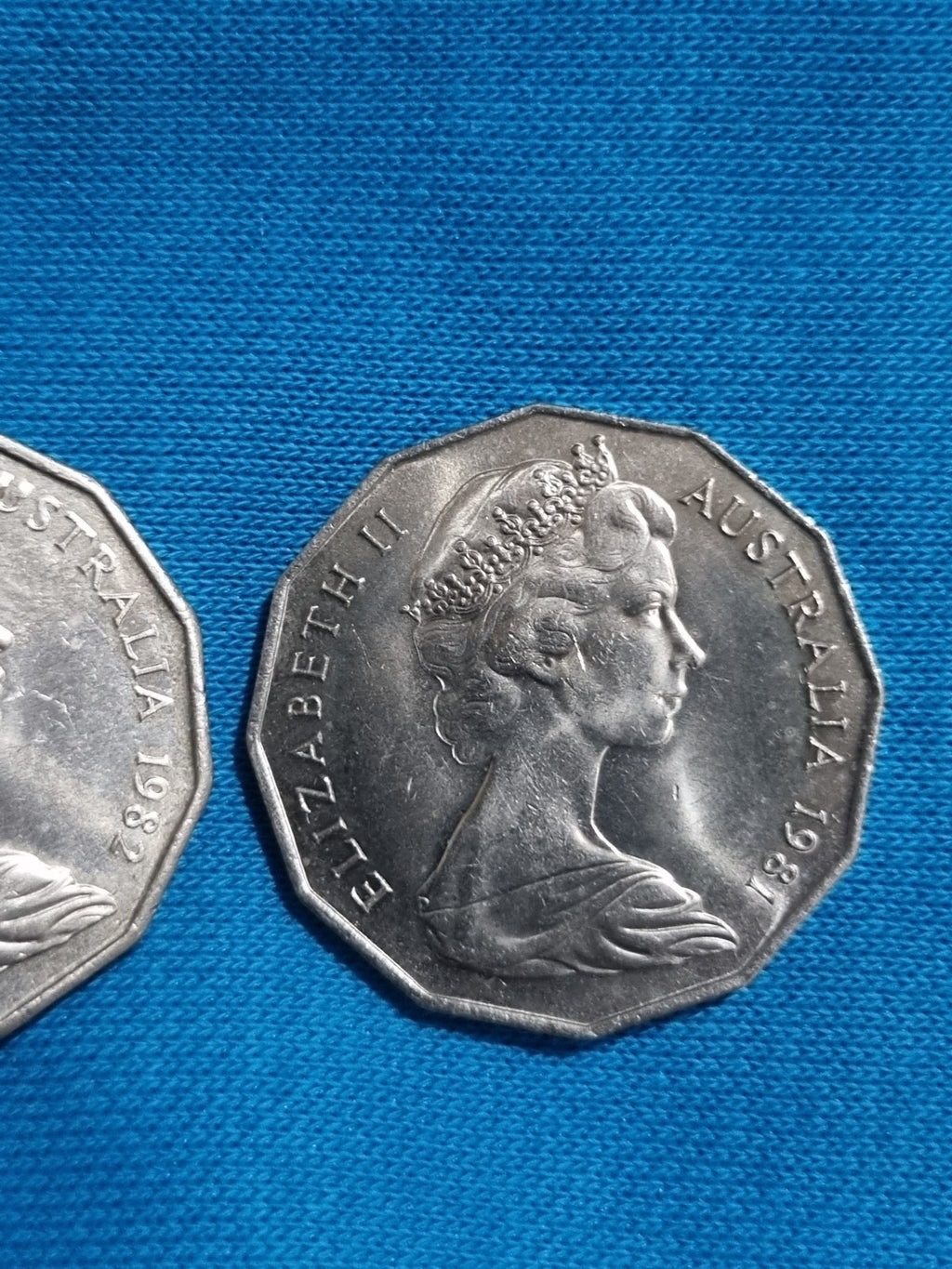 1981 & 1982 50 Cent Coins Commemorative