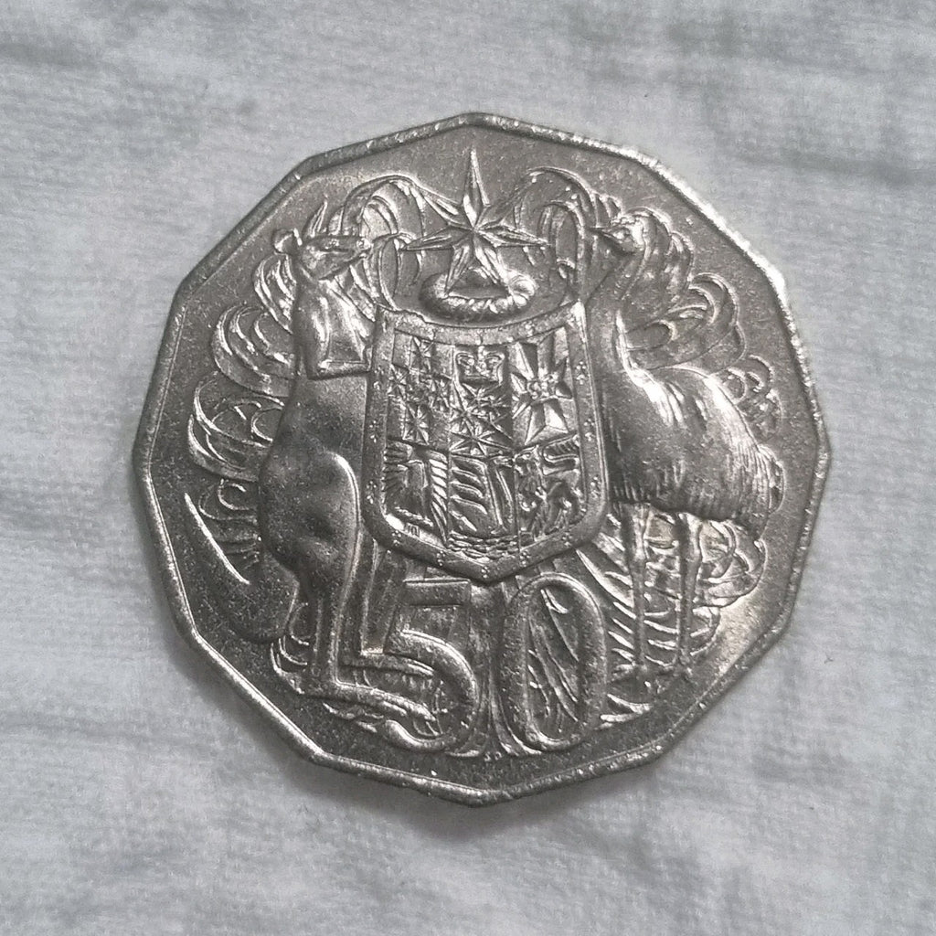 1 x 1981 50 Cent Coin Sent With Free FDC