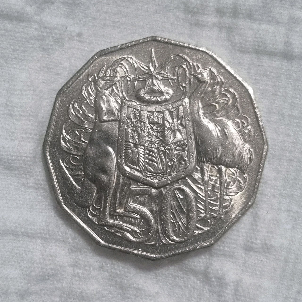 1 x 1981 50 Cent Coin Sent With Free FDC