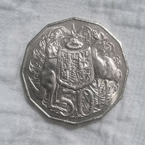 1 x 1981 50 Cent Coin Sent With Free FDC