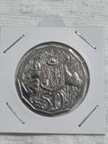 2006 aUNC Fifty 50 Cent Coat Of Arms