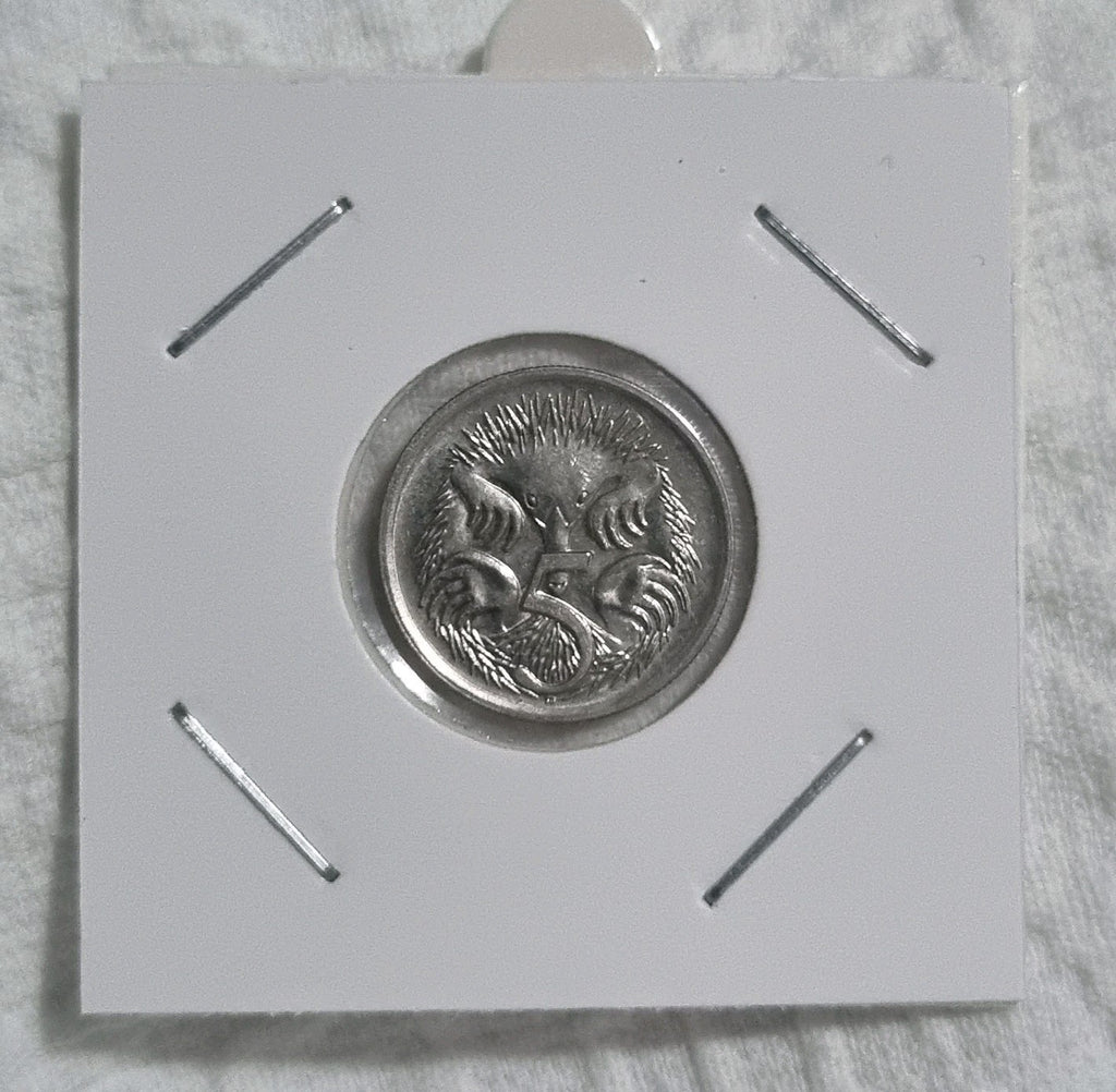 1988 5 Cent Coin Uncirculated In 2x2 Holder 