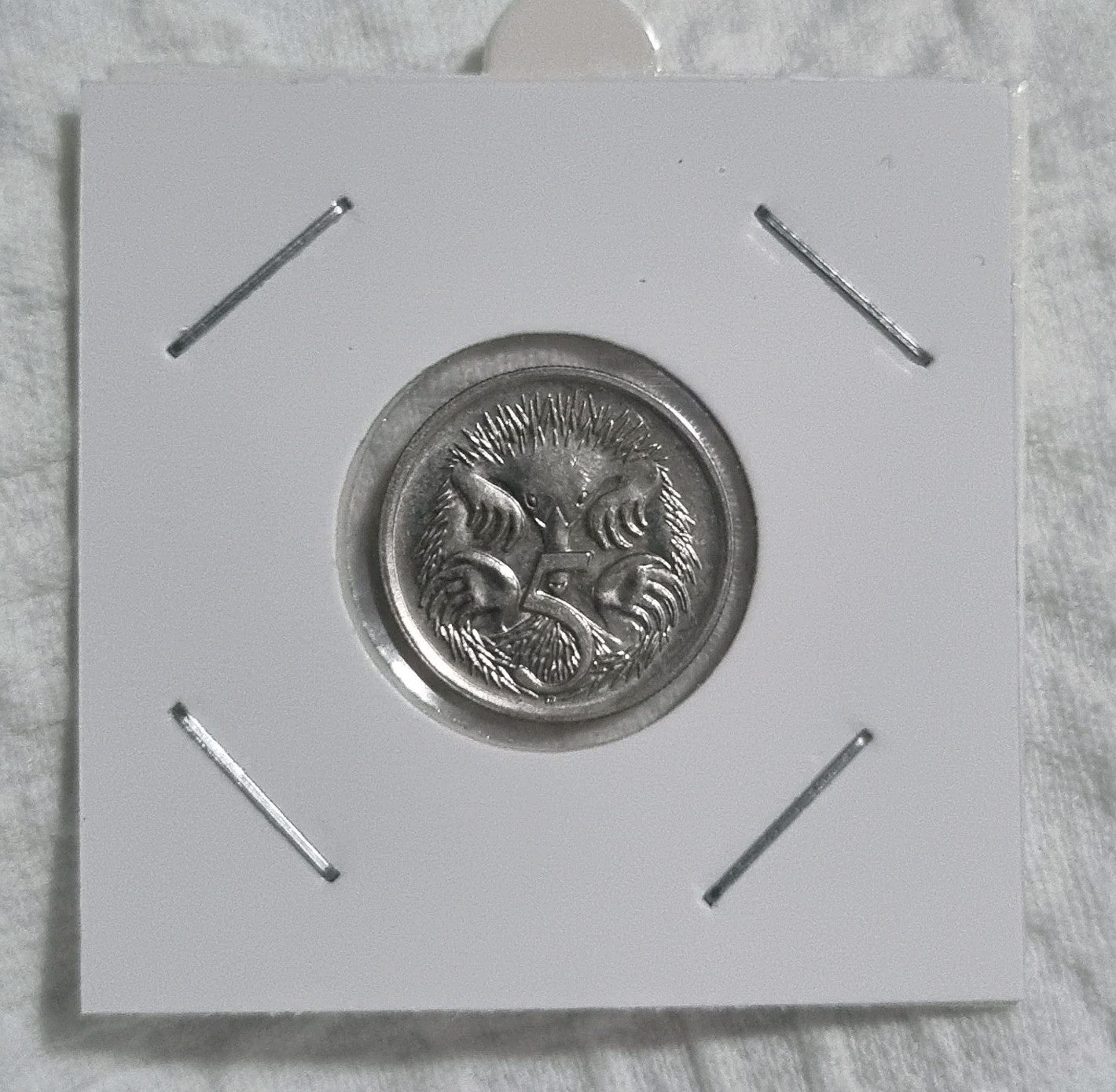 1988 5 Cent Coin Uncirculated In 2x2 Holder 