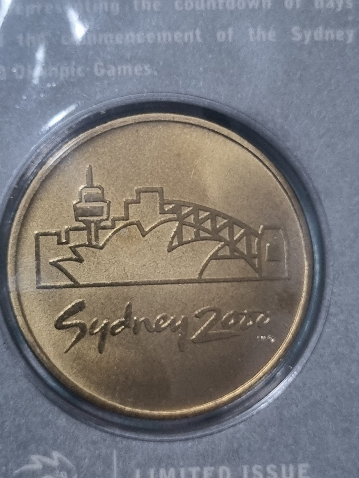 Sydney 2000 Olympics 200 Days To Go Countdown Pin and Medallion Set