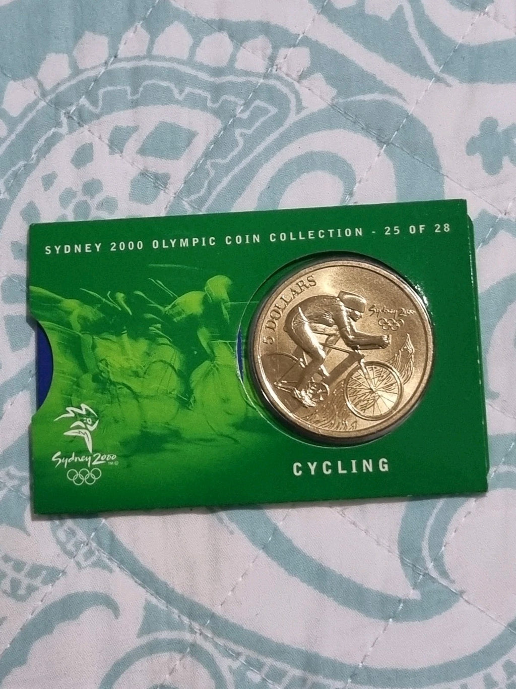 Sydney Olympics 2000 Cycling $5 DOLLAR UNC