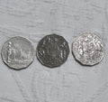 2 x 2005 50 Cent Coins + 2006 COA - Circulated
