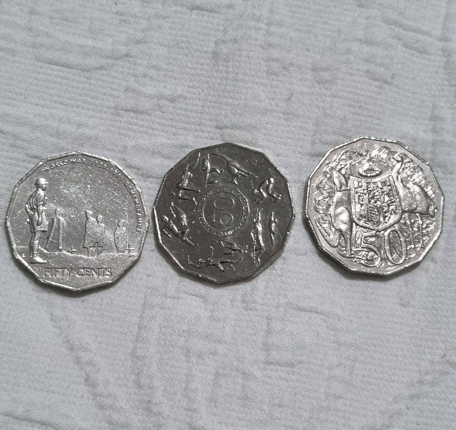 2 x 2005 50 Cent Coins + 2006 COA - Circulated
