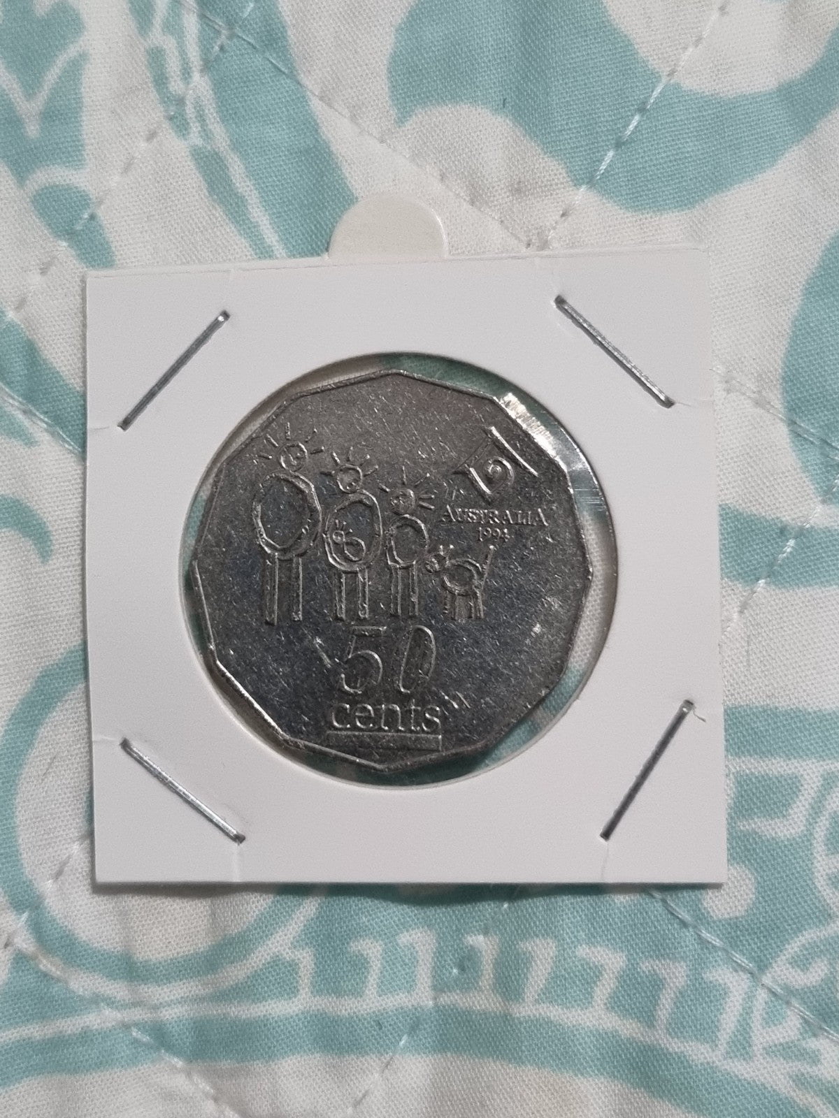 1994 50 Cent Coin - Year Of The Family - Circulated 