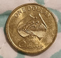 2002 $1 One Dollar Coin  - Year of The Outback - Good Circulated Condition 