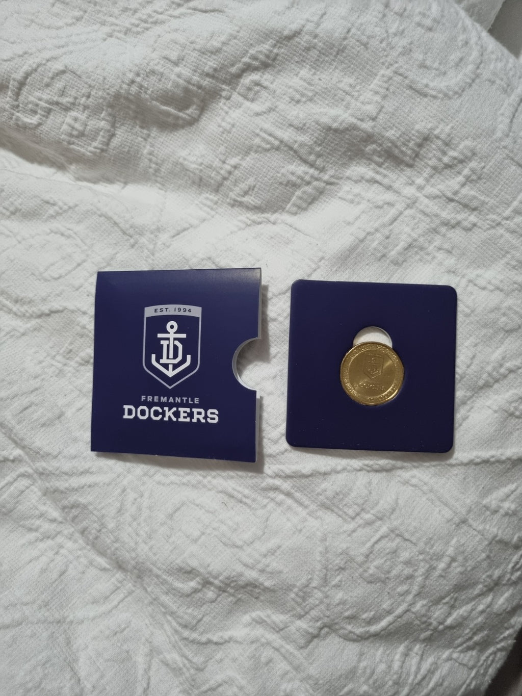 2023 AFL Fremantle Dockers $1 One Dollar Carded Coin