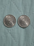 2 x 2016 5 Cent Changeover Coins Five Cents