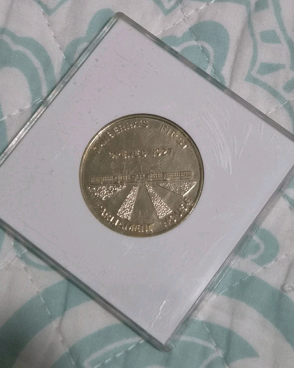 1988 Opening of NEW Parliament House Medallion In Case