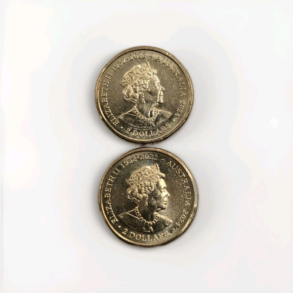 2024 $2 NRL & NRLW Uncirculated Coins - Two Dollars Rugby League Premiership  