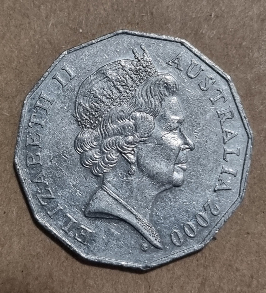 2000 50 Cent Australian Royal Visit Coin - Circulated 