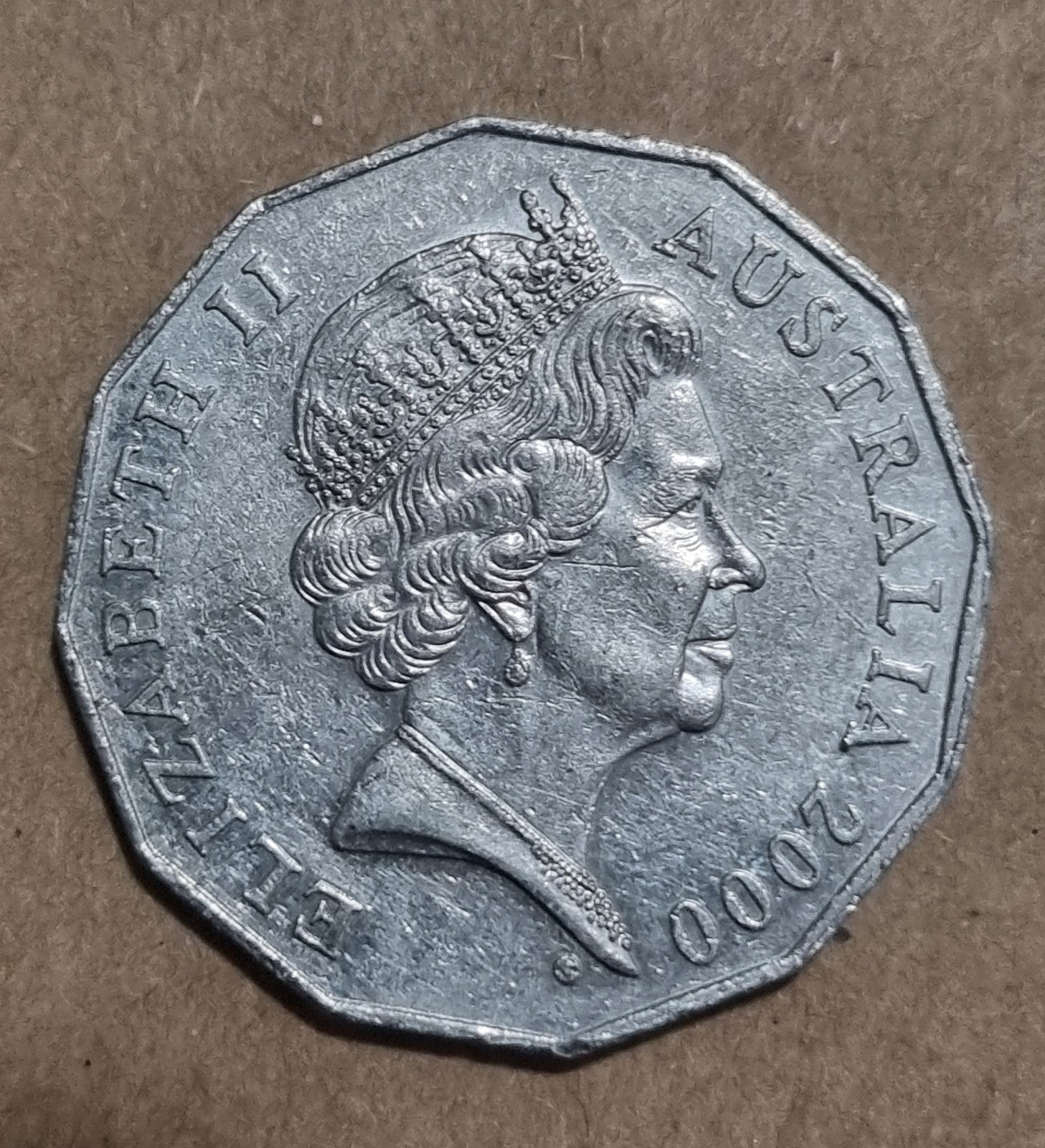 2000 50 Cent Australian Royal Visit Coin - Circulated 