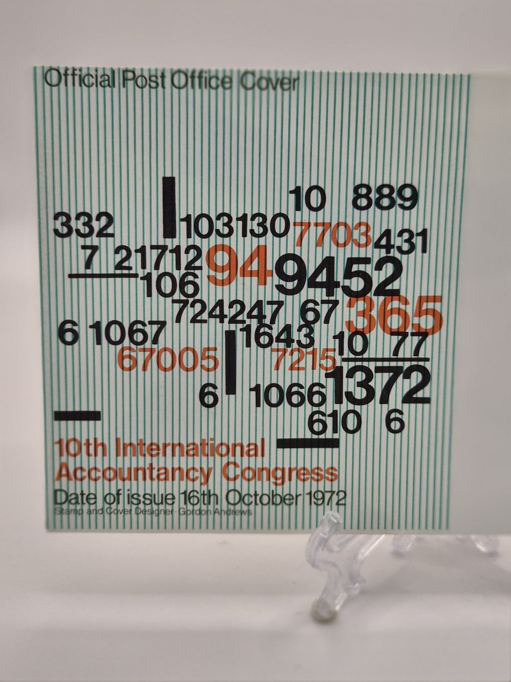 1972 - 10TH International Accountancy Congress - Russell St FDC First Day Cover 