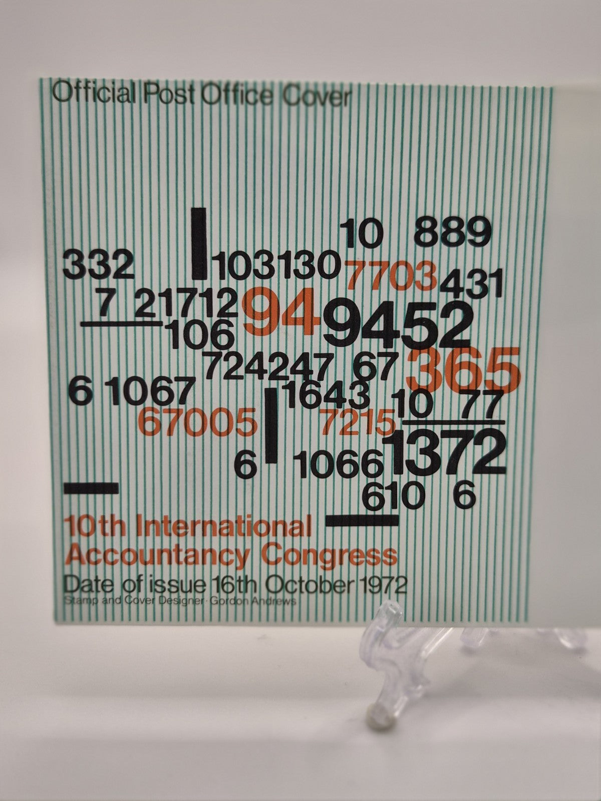 1972 - 10TH International Accountancy Congress - Russell St FDC First Day Cover 