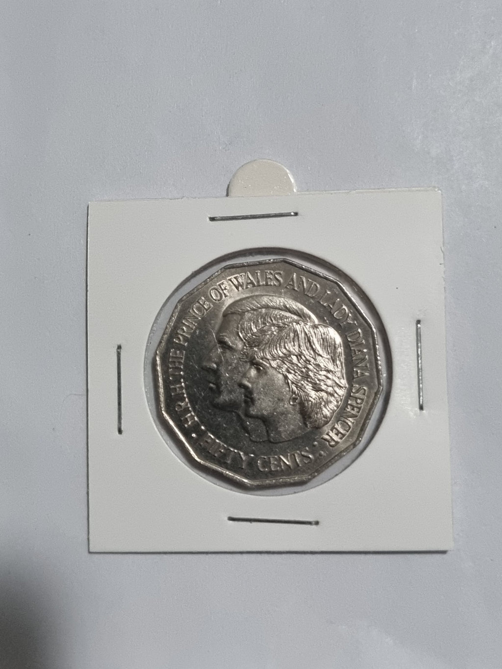 1981 UNC Fifty Cent 50c Coin Princess Diana and Prince Charles