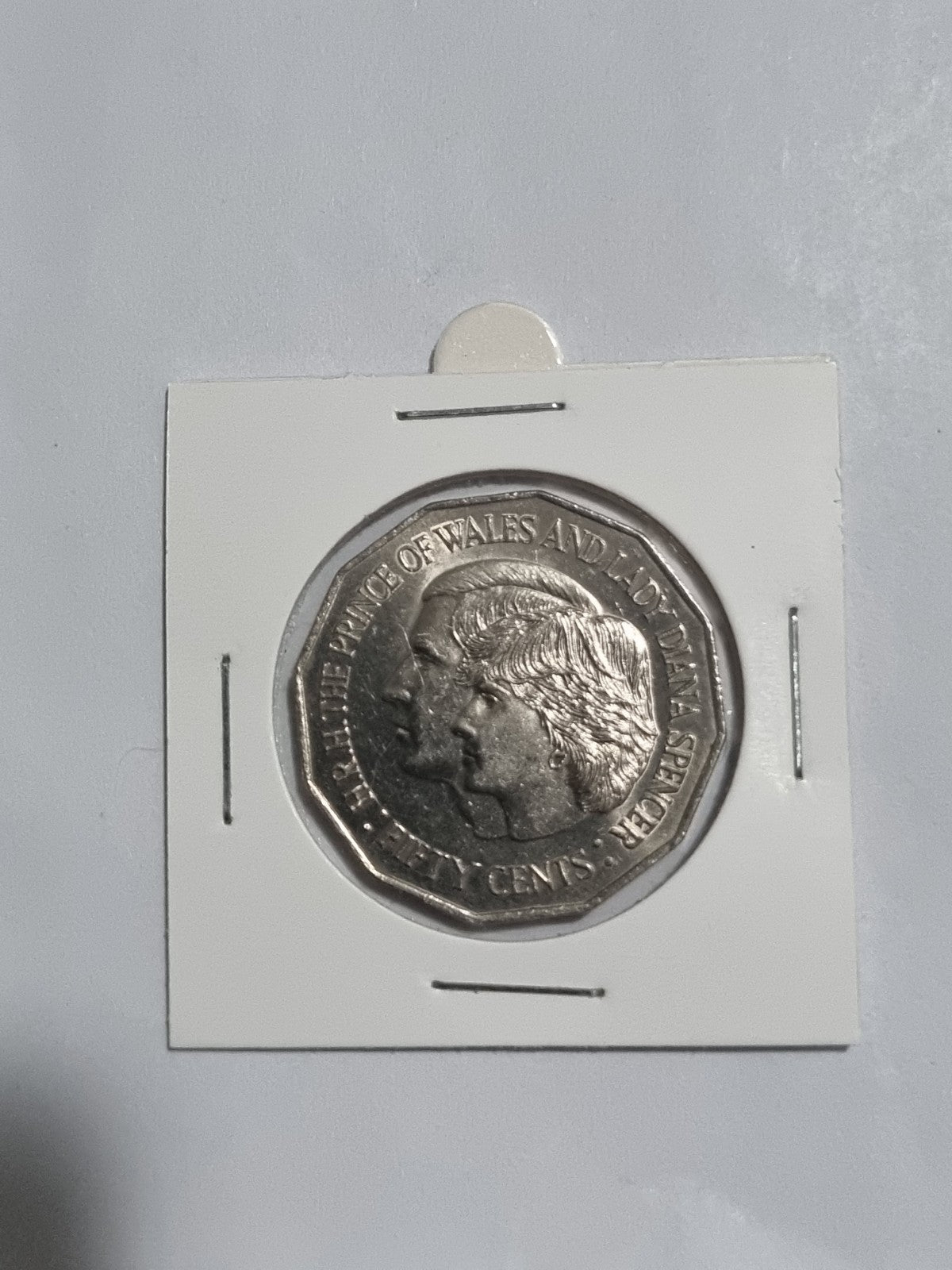 1981 UNC Fifty Cent 50c Coin Princess Diana and Prince Charles