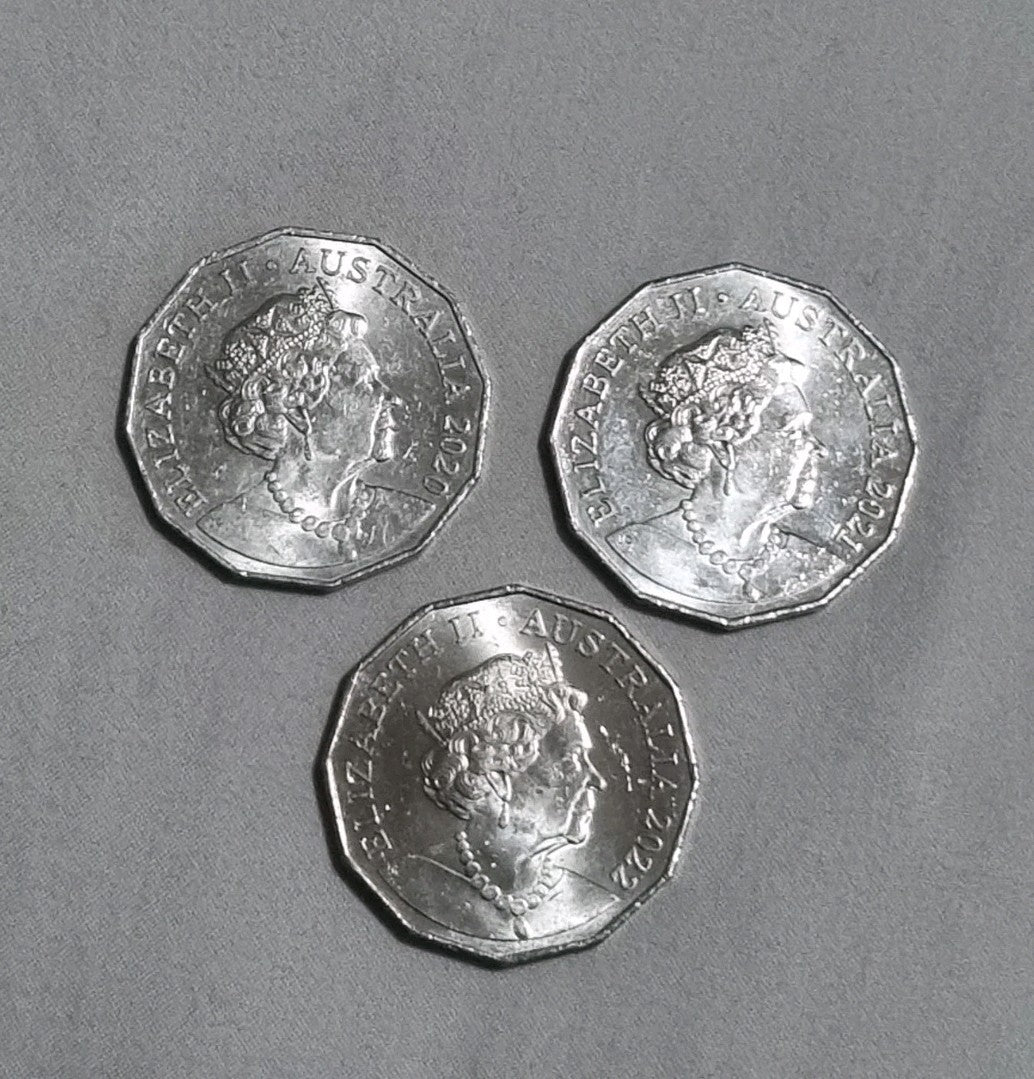 2021 50 CENT COIN - 50c -  LOWER MINTAGE - JC 