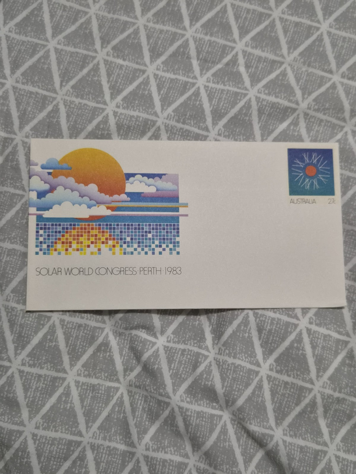 Pre-Stamped Envelope PSE - 1983 Solar World Congress Perth 