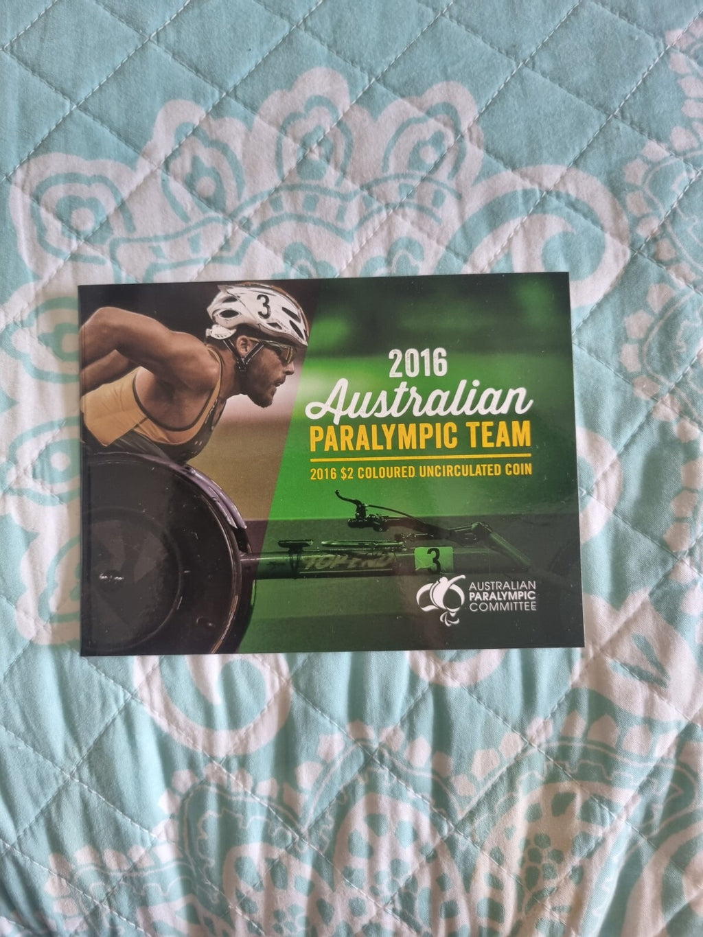 2016 $2 Paralympic Team in RAM Folder  - Two Dollars