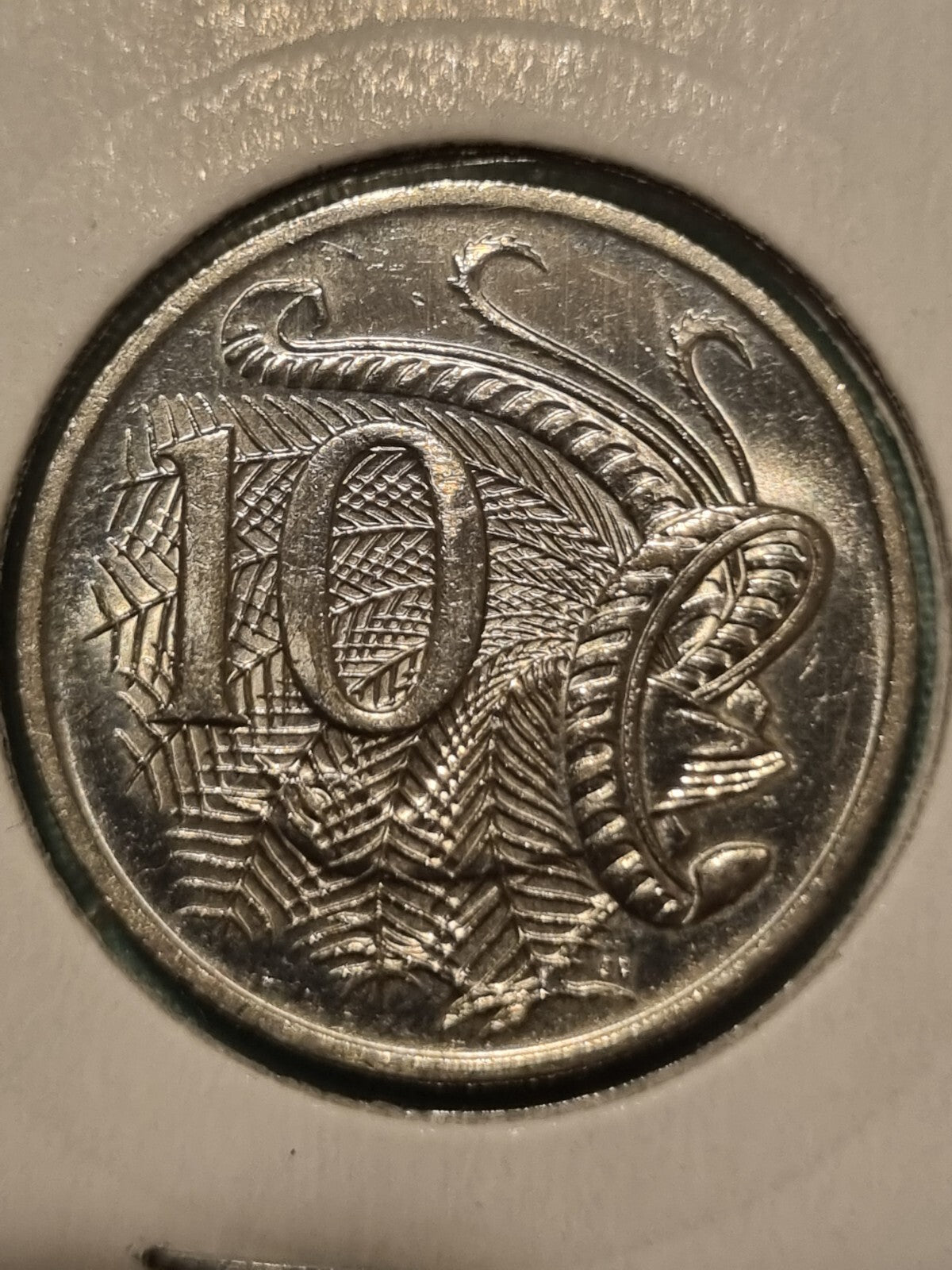 1998 UNC 10 Cent Coin in 2x2 Holder 