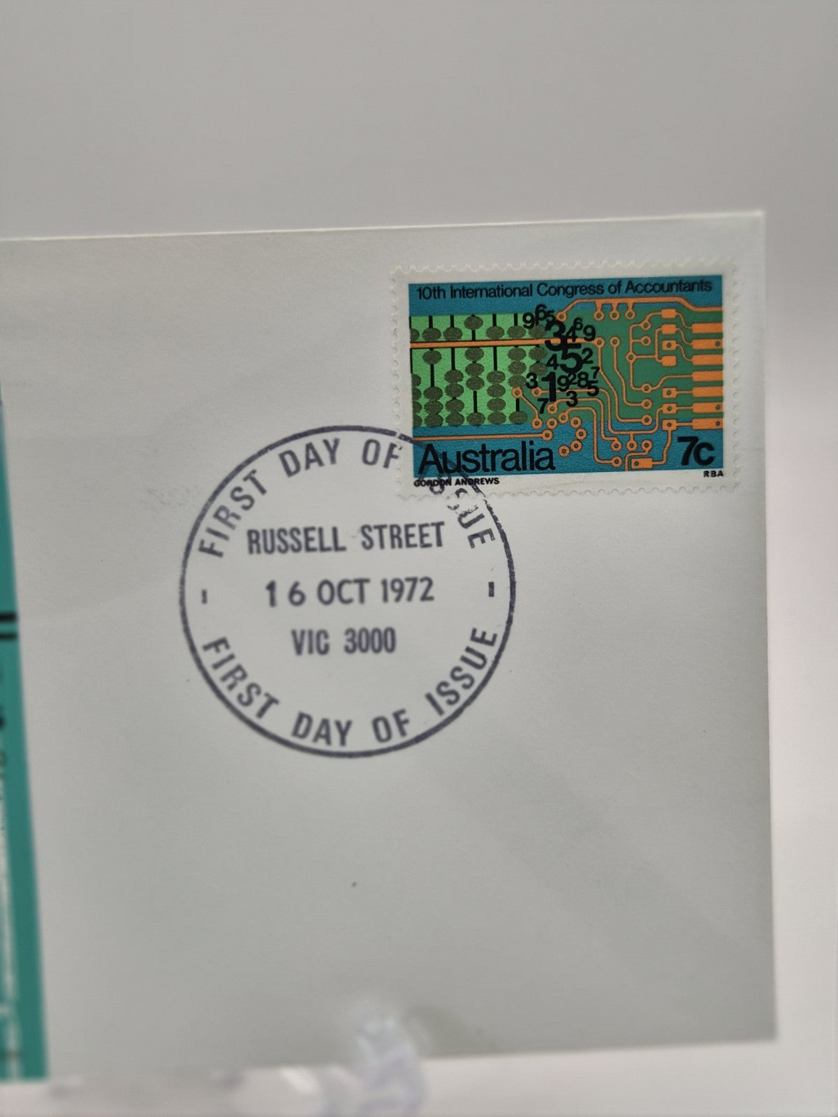 10TH International Accountancy Congress - Russell St FDC First Day Cover 
