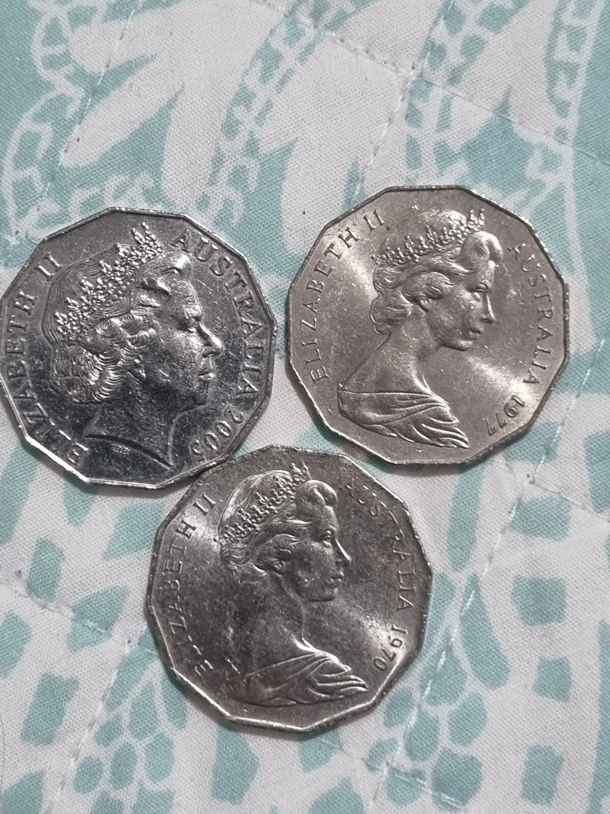 3 x 50 Cent Various Commemorative Coins Excellent Conditions including 2 x aUNC