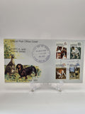 1971 RSPCA Set Of 4 - Cat, Dogs, Kangaroo, Lamb FDC Australia First Day Cover 