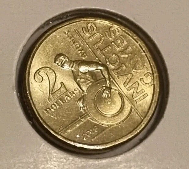 Two Dollars $2 Coin - 2018 - Invictus  Games In 2x2 Holder 